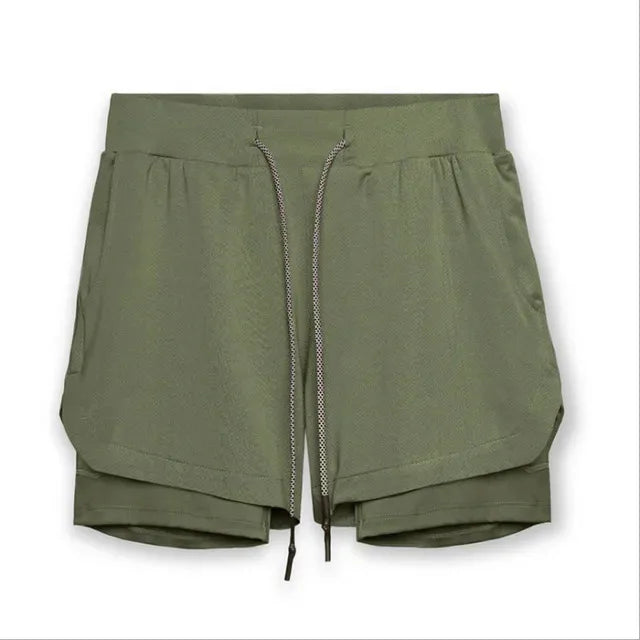 New Double-Deck Camouflage Sport Shorts for Men