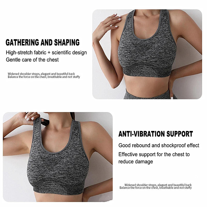 Women’s High-Shock Sports Bra/Yoga Top