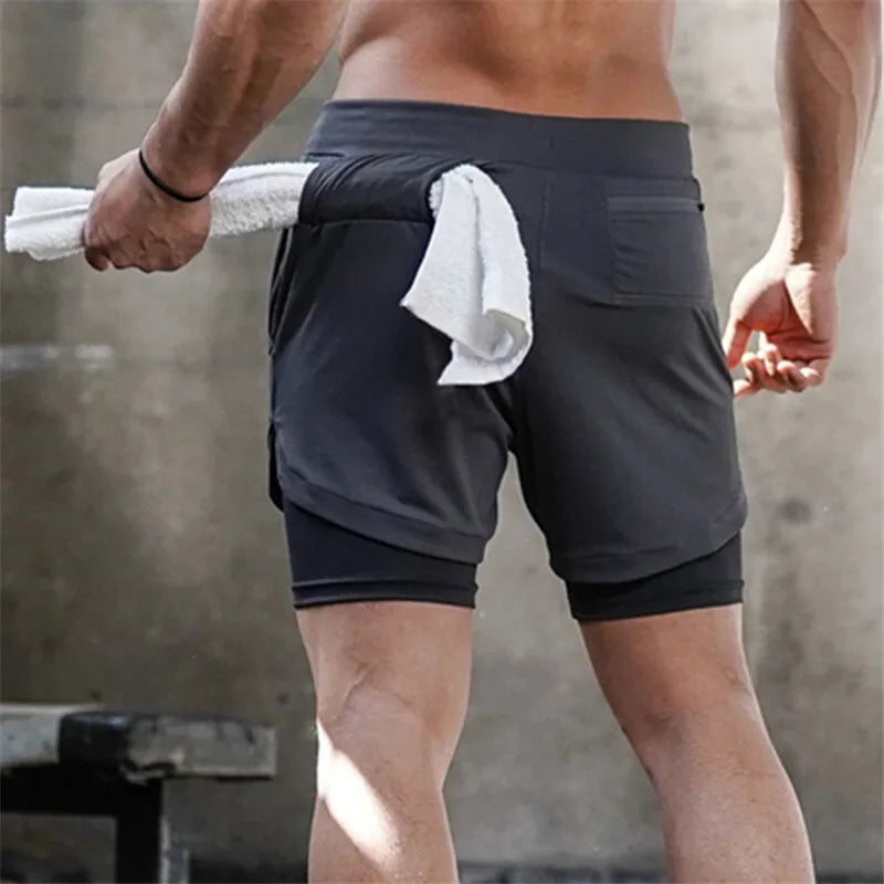 New Double-Deck Camouflage Sport Shorts for Men